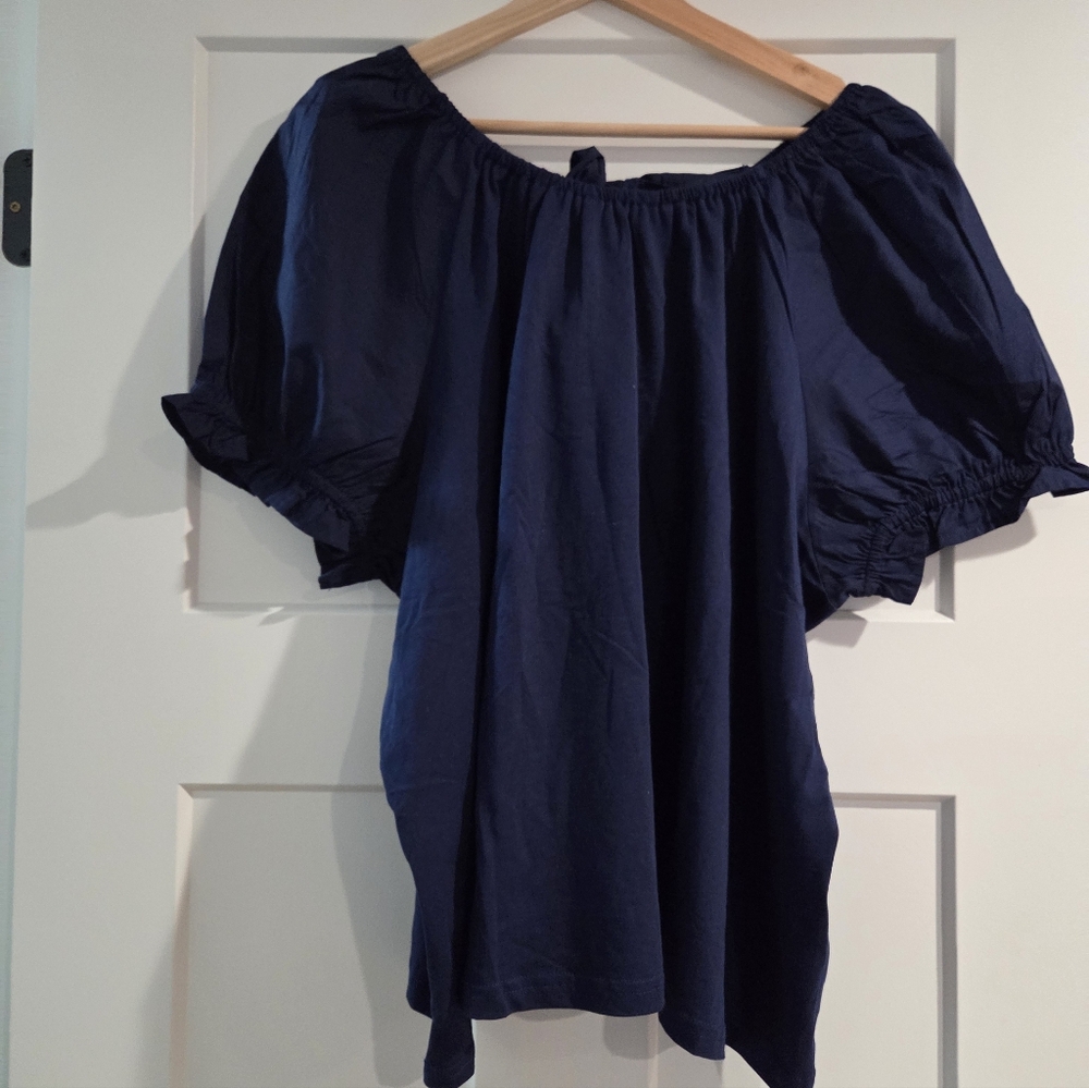 J. Crew Tie Back Tee - Picture 3 of 5
